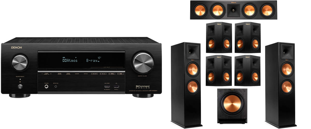Denon AVR-X2700H  with Klipsch 7.1 Home Theater System features