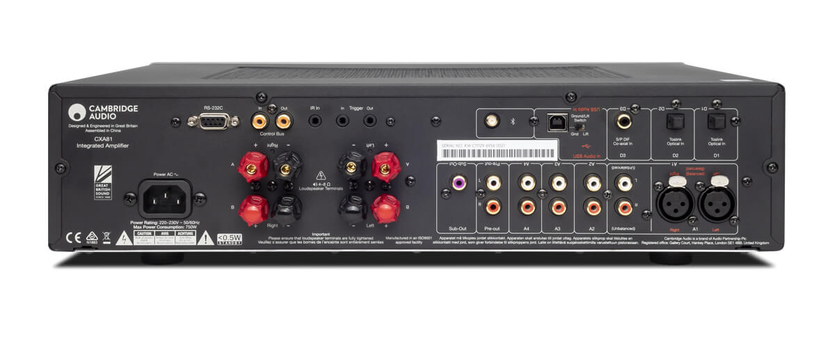 Cambridge Audio CXA81 specifications