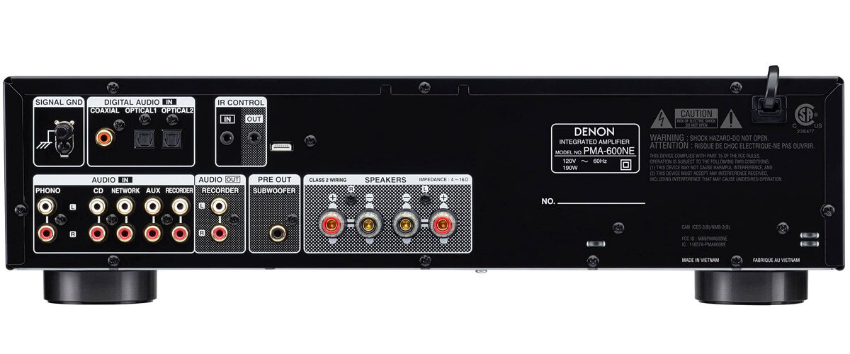 Denon PMA-600NE specifications