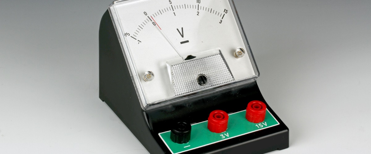 A voltmeter to test the wires