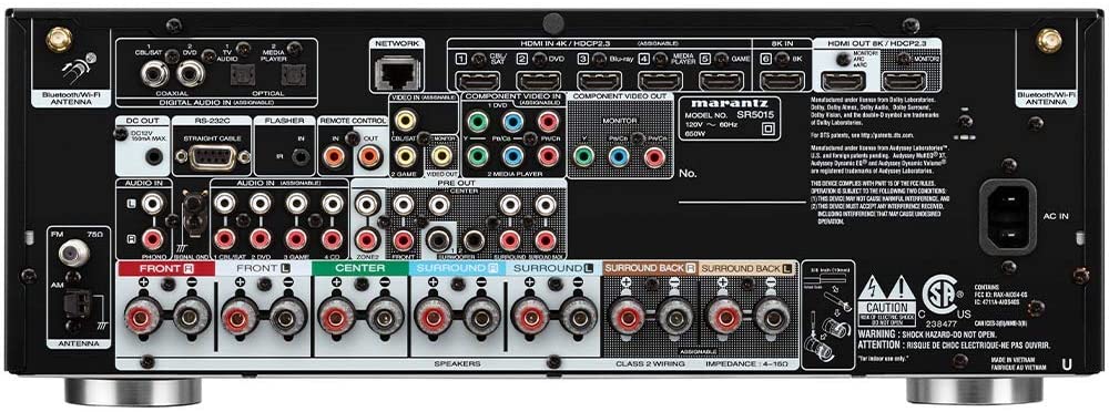 Marantz SR5015 inputs