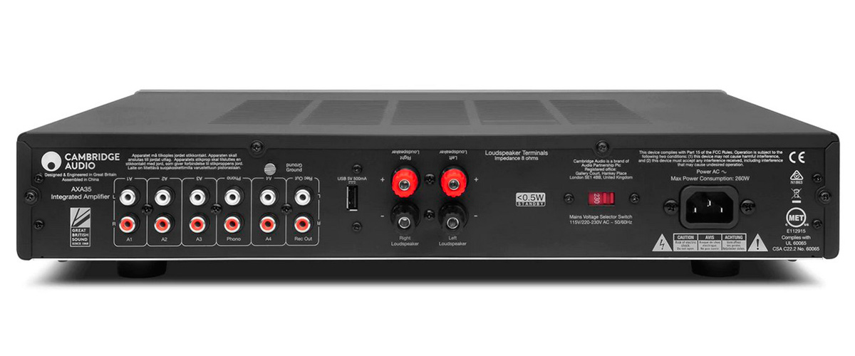 Cambridge Audio AXA35 inputs