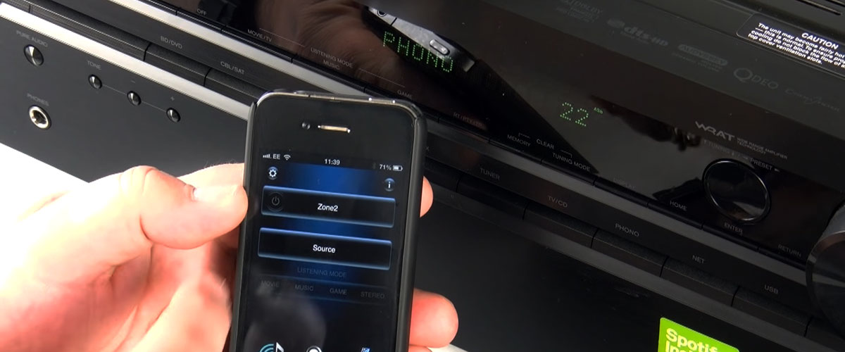 connect iphone to av receiver or stereo amplifier