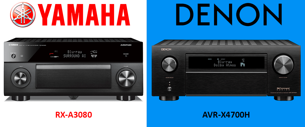 Denon AVR-X4700H vs Yamaha RX-A3080 comparison