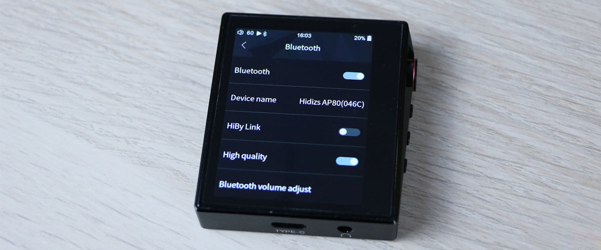 HIDIZS AP80 photo on a table