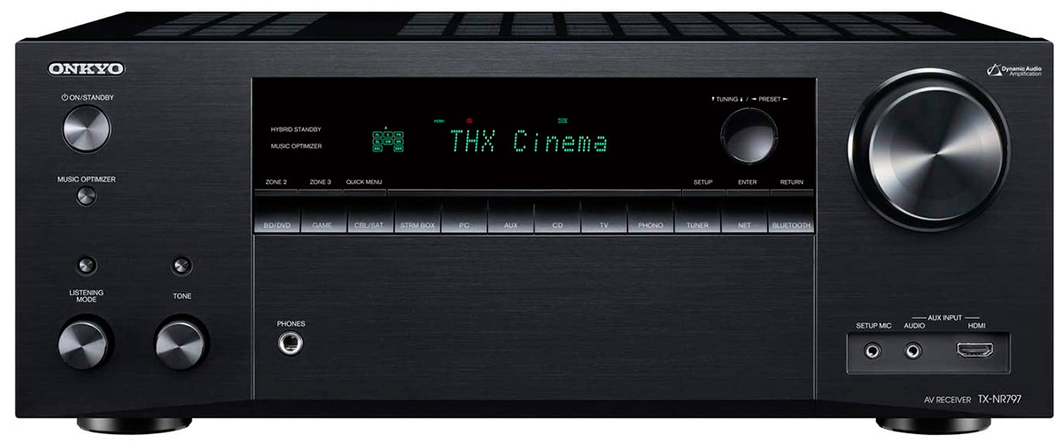 Onkyo TX-NR797 front view