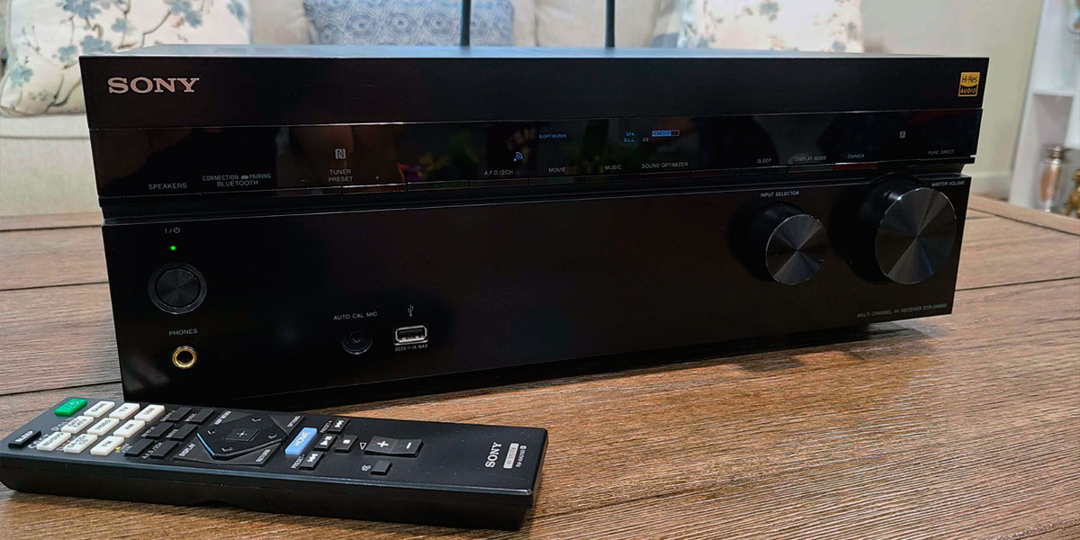 sony receiver with remote